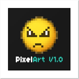 PixelArt V1.0 | Smiley :(( Posters and Art